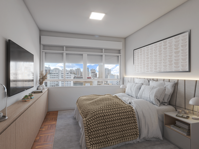 Apartamento com 194m² 3 quartos e 4 banheiros, à venda, no bairro Higienópolis em São Paulo