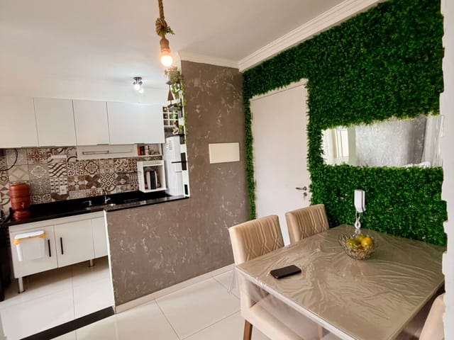 Apartamento com 47m² 2 quartos e 1 banheiro, à venda, no bairro Parque Rincão em Cotia