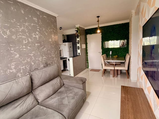 Apartamento com 47m² 2 quartos e 1 banheiro, à venda, no bairro Parque Rincão em Cotia