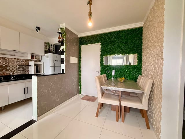Apartamento com 47m² 2 quartos e 1 banheiro, à venda, no bairro Parque Rincão em Cotia