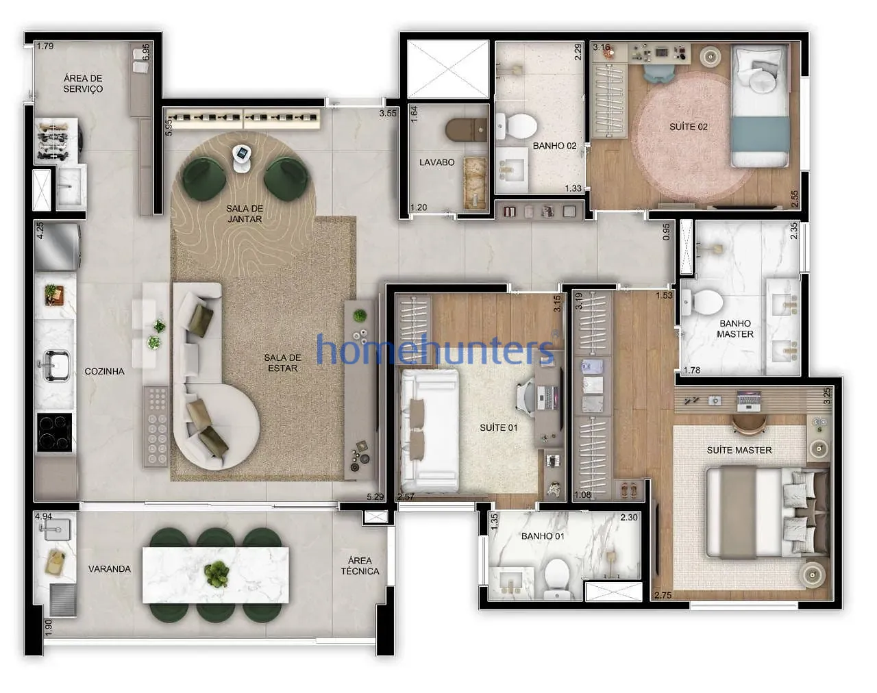 Apartamento, 3 quartos, 104 m² - Foto 49