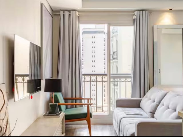 Apartamento com 50m² 1 quarto e 1 banheiro, à venda, no bairro Jardim Paulista em São Paulo