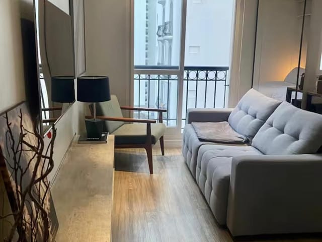 Apartamento com 50m² 1 quarto e 1 banheiro, à venda, no bairro Jardim Paulista em São Paulo