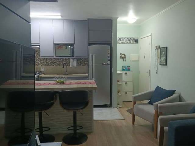 Apartamento 2 quartos e 1 banheiro, à venda, no bairro Vila Ercília em Jandira