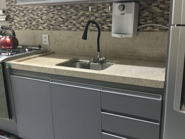 Apartamento 2 quartos e 1 banheiro, à venda, no bairro Vila Ercília em Jandira