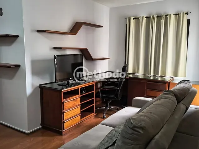 Apartamento com 88m² 1 quarto e 2 banheiros, para alugar, no bairro Cambuí em Campinas