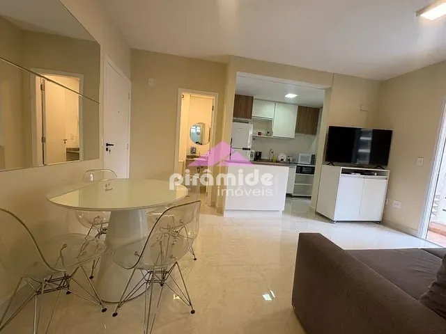 Apartamento com 50m² 1 quarto e 2 banheiros, à venda, no bairro Jardim Aquarius em São José dos Campos