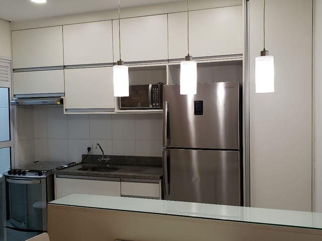 Foto do Apartamento - Apartamento para locação, com mobília, sem vaga de garagem. Condomínio Central da Barra, Bairro: Barra Funda, São Paulo, SP | Vieira Imóveis