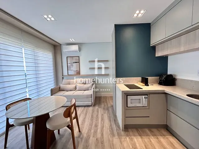 Apartamento 1 quarto e 1 banheiro, para alugar, no bairro Cambuí em Campinas