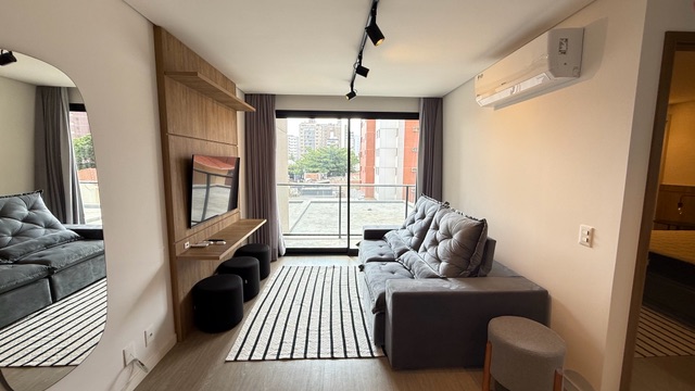 Foto do Apartamento - Apartamento mobiliado para locação, Cambuí, Campinas, SP | Home Hunters