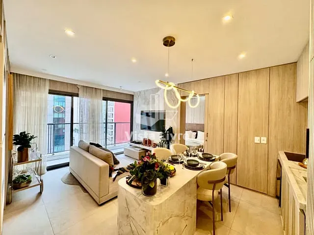Apartamento com 60m² 2 quartos e 2 banheiros, à venda, no bairro Vila Nova Conceição em São Paulo