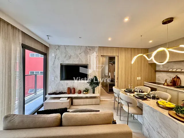 Apartamento com 60m² 2 quartos e 2 banheiros, à venda, no bairro Vila Nova Conceição em São Paulo