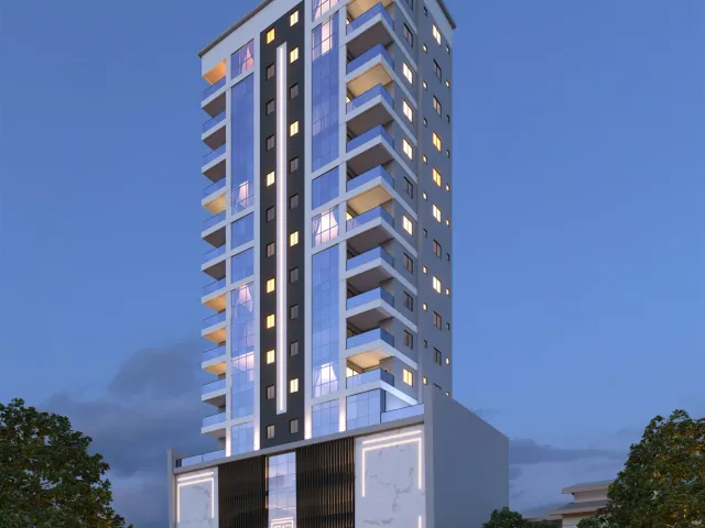 Apartamento com 104m² 3 quartos e 4 banheiros, à venda, no bairro Meia Praia em Itapema