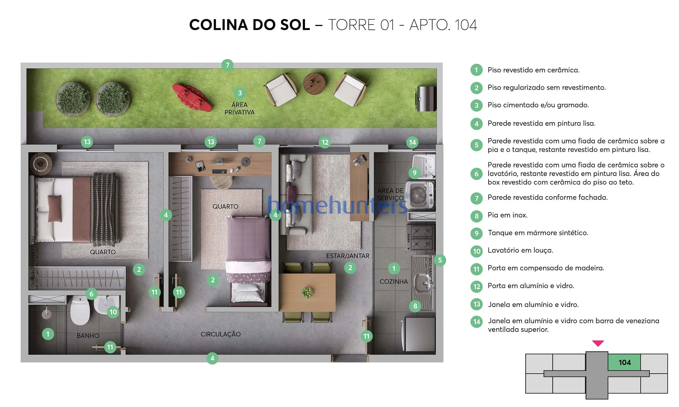 Apartamento, 2 quartos, 37 m² - Foto 13
