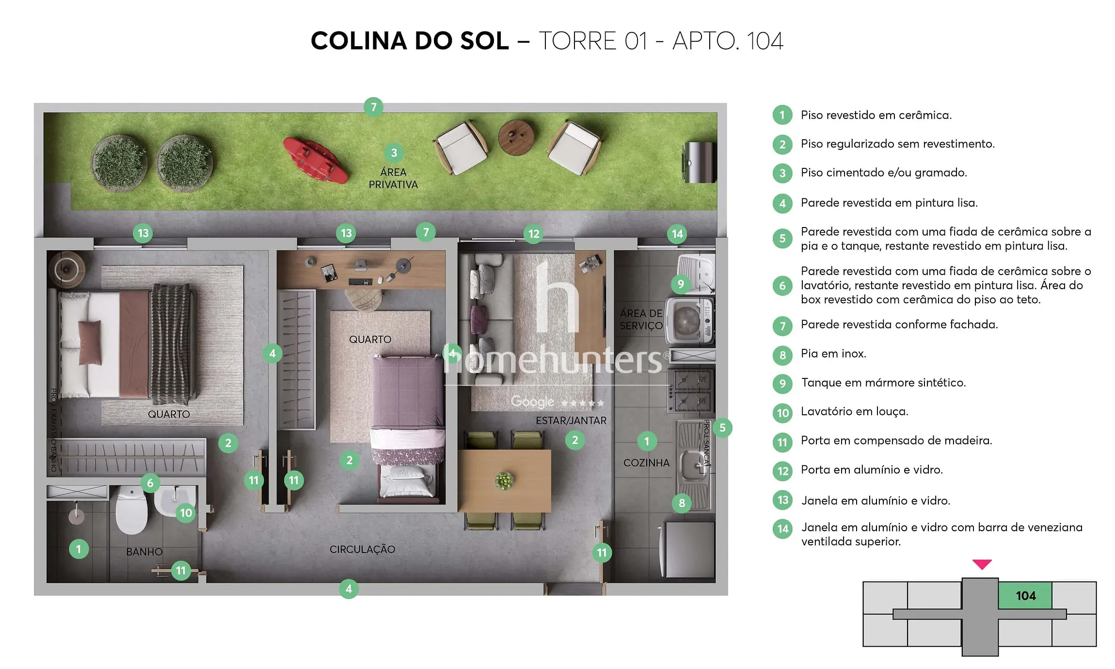Apartamento, 2 quartos, 37 m² - Foto 13