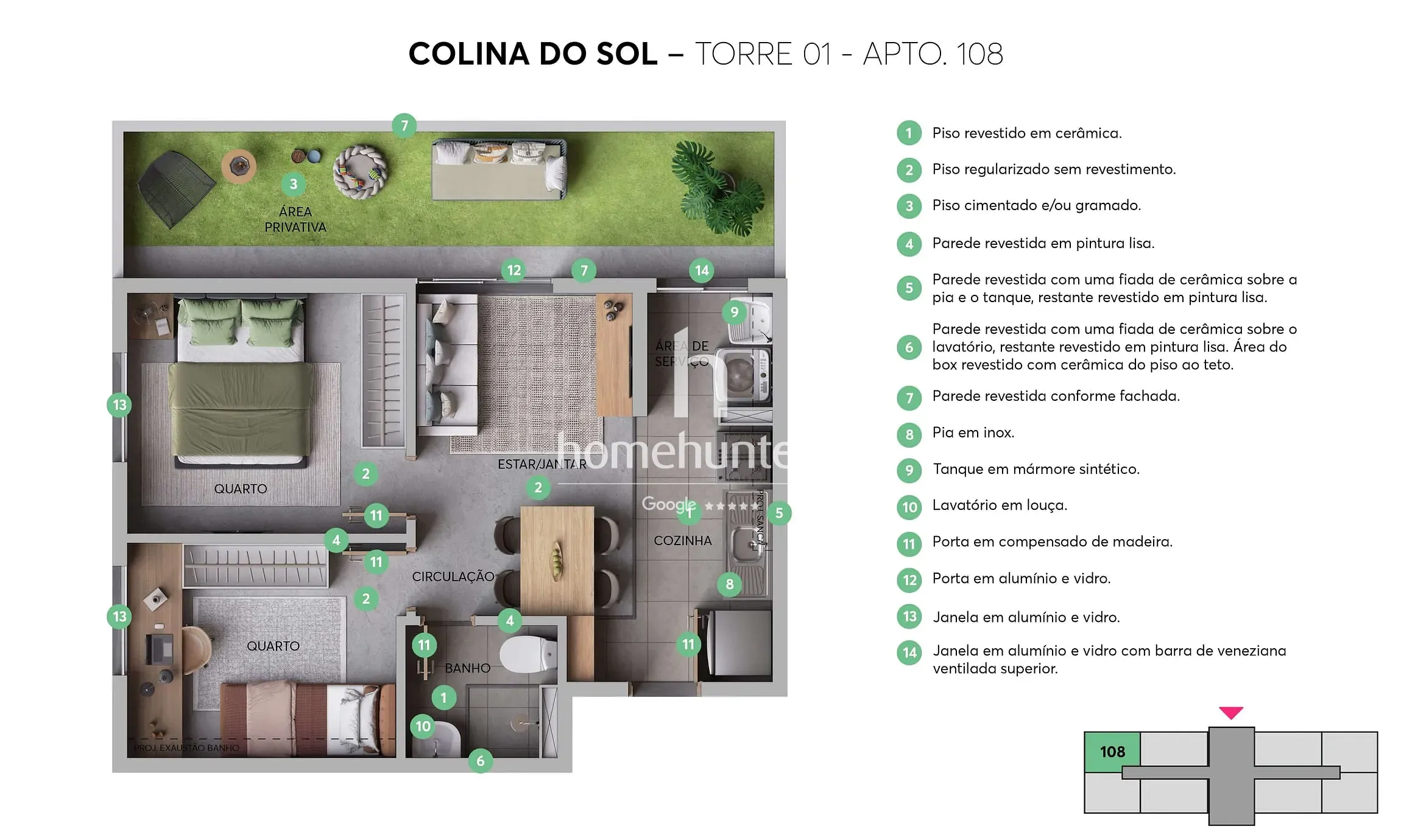 Apartamento, 2 quartos, 37 m² - Foto 12