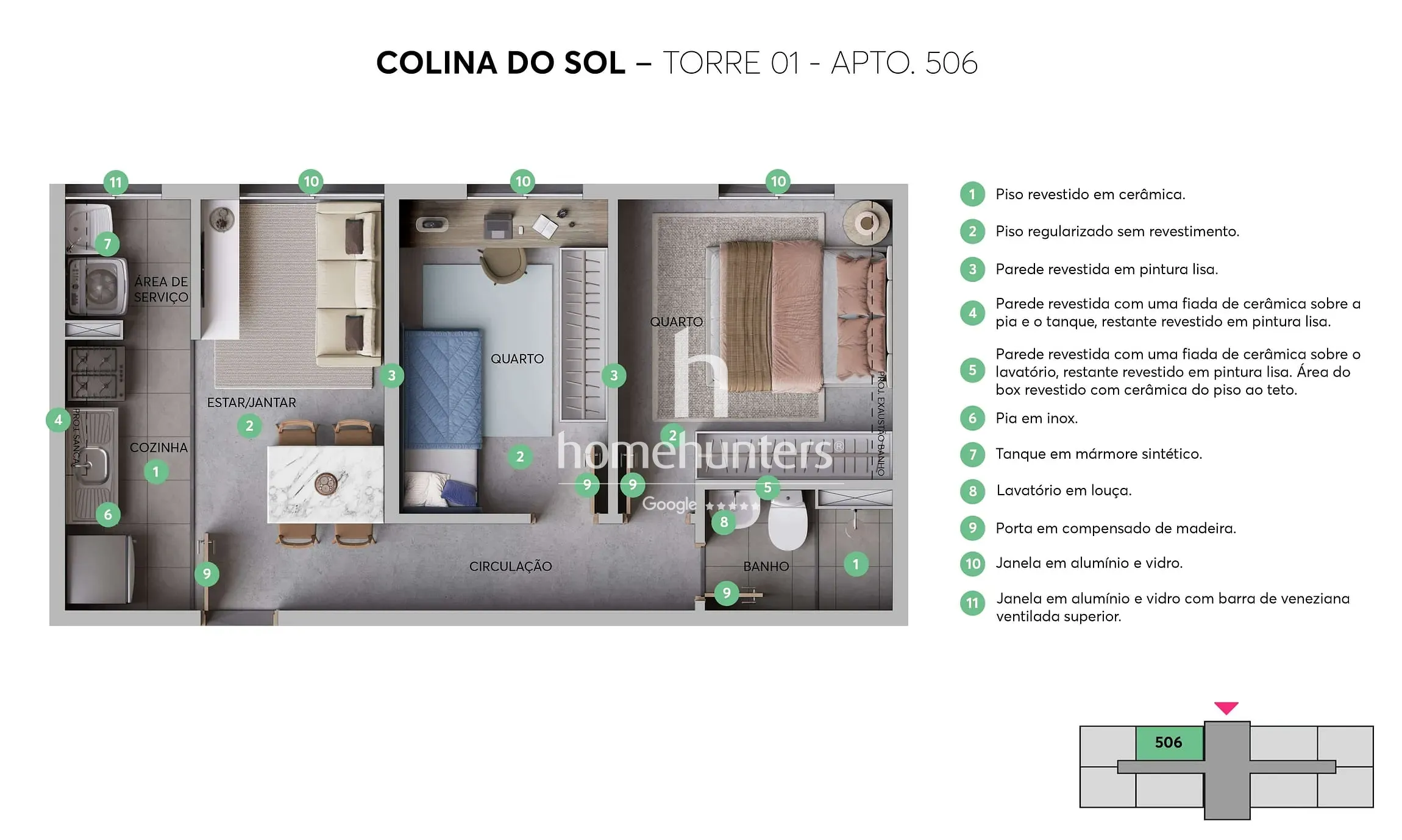 Apartamento, 2 quartos, 37 m² - Foto 14