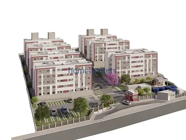 Apartamento 2 quartos e 1 banheiro, à venda, no bairro Loteamento Residencial Novo Mundo em Campinas