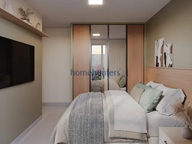 Apartamento 2 quartos e 1 banheiro, à venda, no bairro Loteamento Residencial Novo Mundo em Campinas