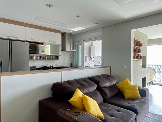 Foto do Apartamento - **Apartamento de 85m² com 3 Dormitórios, Varanda Gourmet e Vista Livre à Venda em Santo Amaro - Próximo à Marginal Pinheiros** | Correteria Imóveis