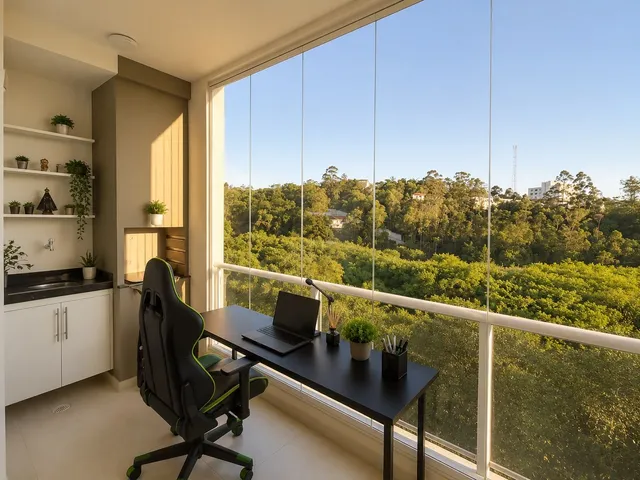 Apartamento com 52m² 2 quartos e 1 banheiro, à venda, no bairro Granja Vianna em Cotia