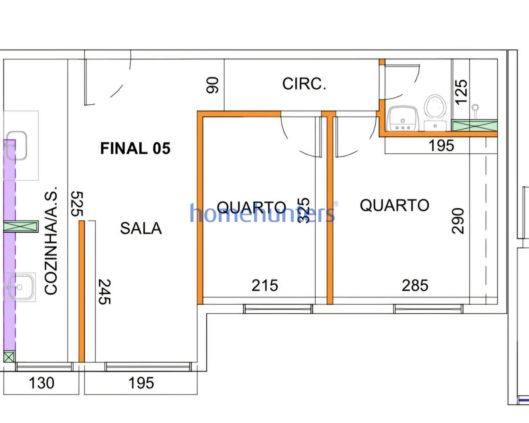 Apartamento, 2 quartos, 43 m² - Foto 2