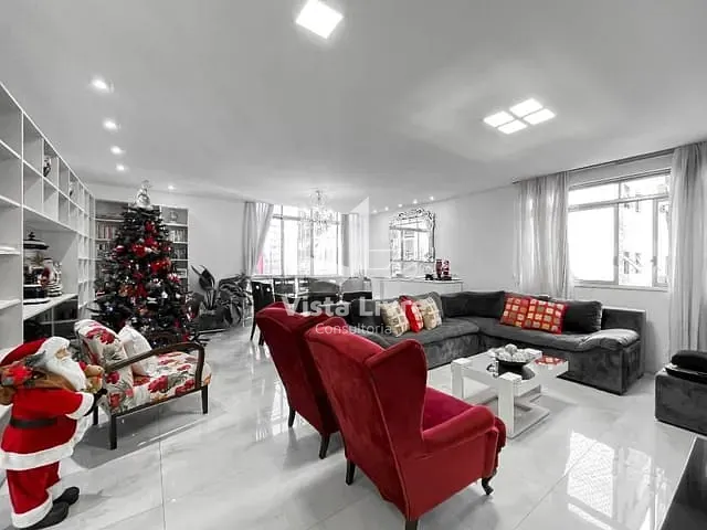 Apartamento com 190m² 3 quartos e 2 banheiros, à venda, no bairro Paraíso em São Paulo