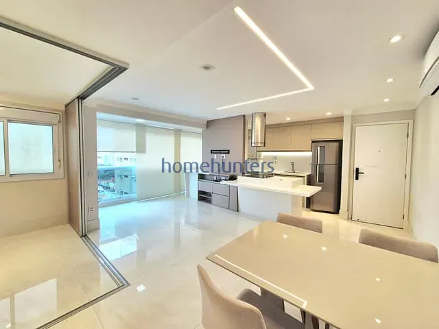 Apartamento 2 quartos e 2 banheiros, para alugar, no bairro Cambuí em Campinas