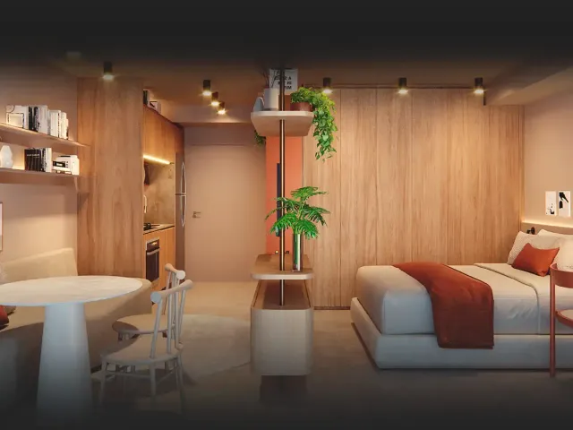 Apartamento com 25m² 1 quarto e 1 banheiro, à venda, no bairro Vila Olímpia em São Paulo