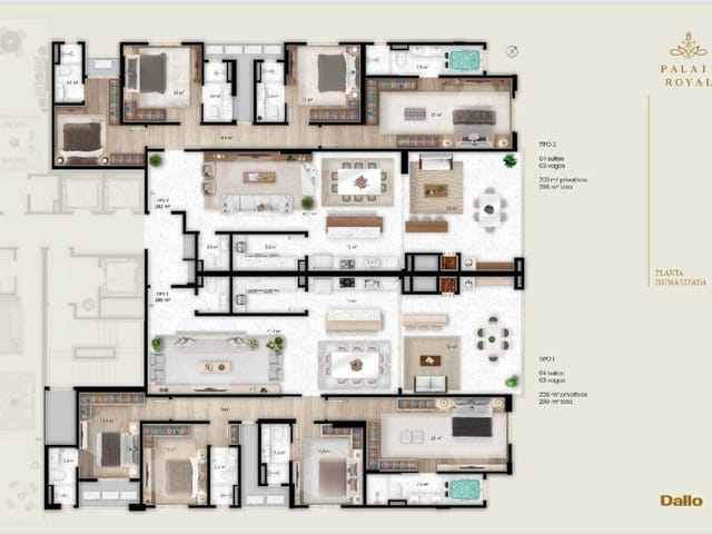Apartamento com 190m² 3 quartos e 4 banheiros, à venda, no bairro Balneário Pereque em Porto Belo