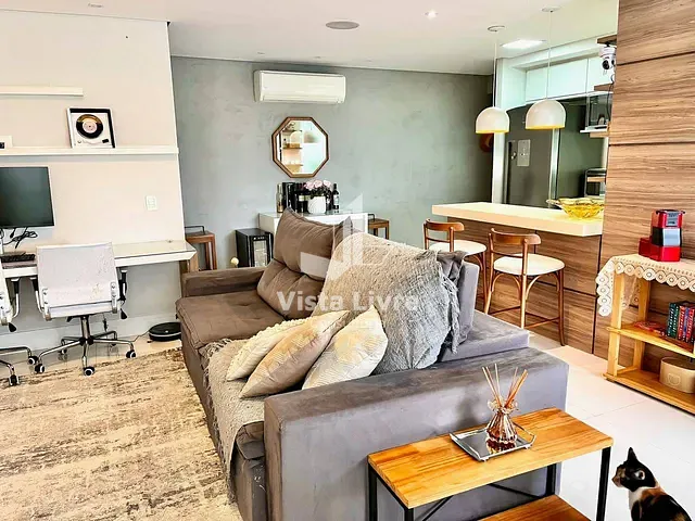 Apartamento com 67m² 2 quartos e 2 banheiros, à venda, no bairro Brooklin Paulista em São Paulo