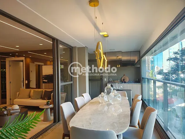 Apartamento com 157m² 4 quartos e 5 banheiros, à venda, no bairro Cambuí em Campinas