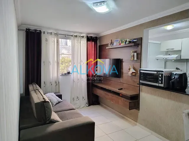 Apartamento 2 quartos e 1 banheiro, à venda, no bairro Parque Residencial Flamboyant em São José dos Campos