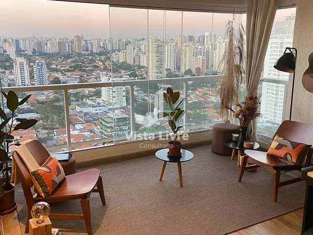 Apartamento com 48m² 1 quarto e 1 banheiro, à venda, no bairro Brooklin Paulista em São Paulo