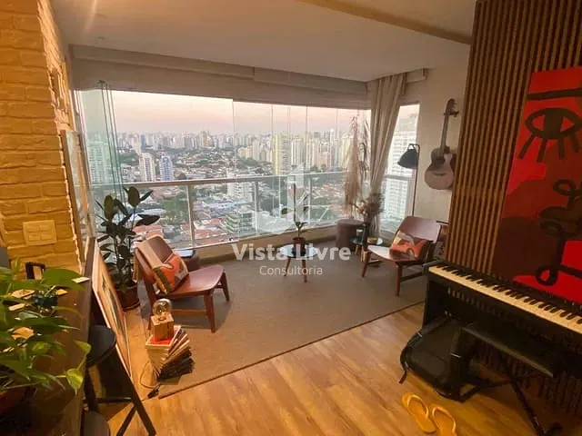 Apartamento com 48m² 1 quarto e 1 banheiro, à venda, no bairro Brooklin Paulista em São Paulo