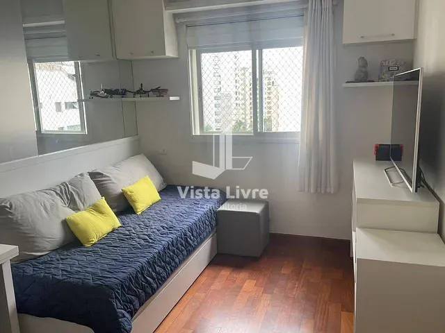 Apartamento com 200m² 3 quartos e 4 banheiros, à venda, no bairro Brooklin Novo em São Paulo