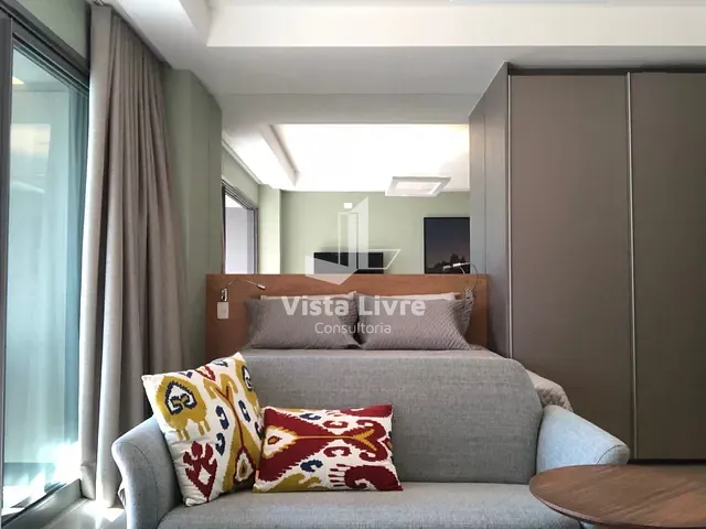 Apartamento com 43m² 1 quarto e 1 banheiro, à venda, no bairro Brooklin Paulista em São Paulo