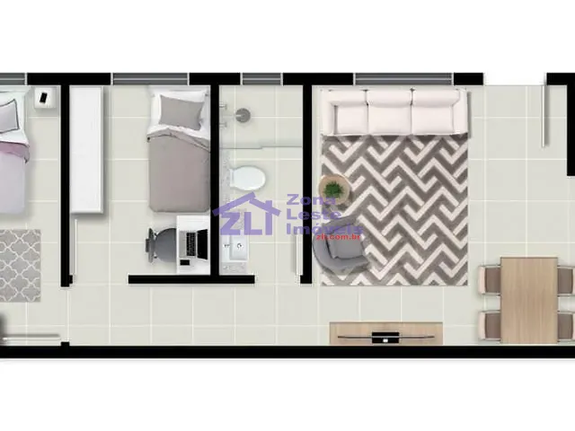 Apartamento com 44m² 2 quartos e 1 banheiro, à venda, no bairro Chácara Belenzinho em São Paulo