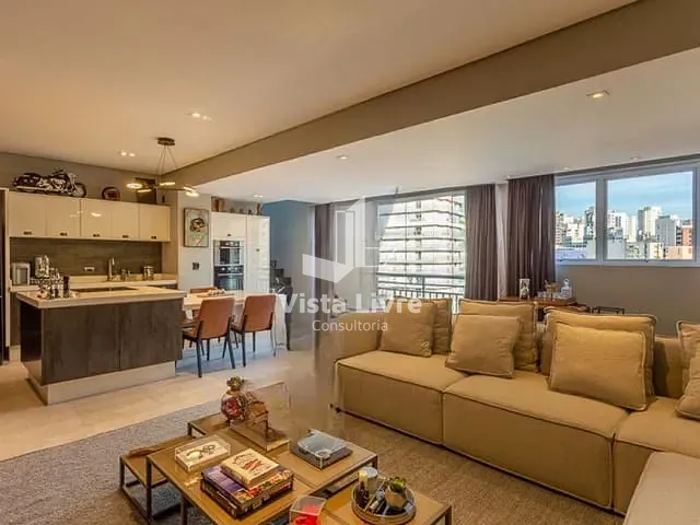 Apartamento com 220m² 2 quartos e 3 banheiros, à venda, no bairro Vila Nova Conceição em São Paulo