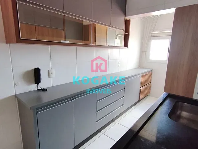 Apartamento com 70m² 2 quartos e 2 banheiros, para alugar, no bairro Jardim Veneza em São José dos Campos