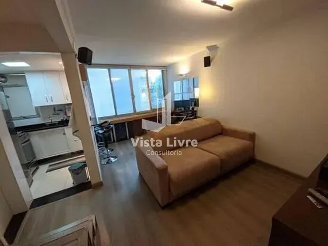 Apartamento com 55m² 1 quarto e 2 banheiros, à venda, no bairro Brooklin Paulista em São Paulo