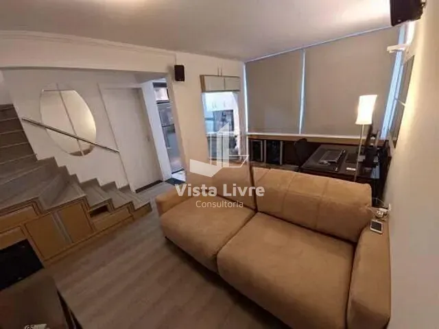 Apartamento com 55m² 1 quarto e 2 banheiros, à venda, no bairro Brooklin Paulista em São Paulo