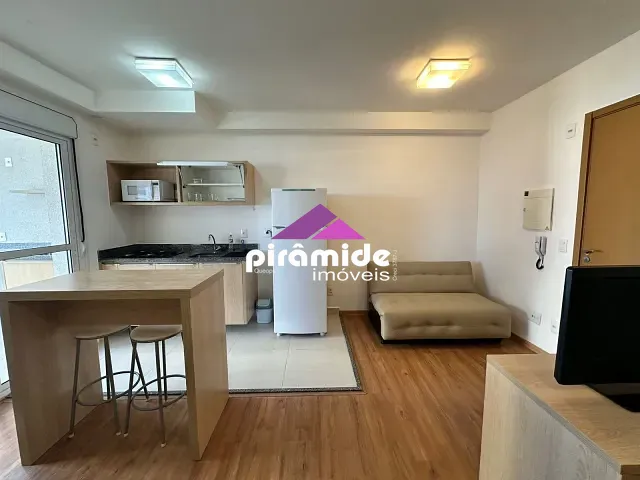 Apartamento com 40m² 1 quarto e 1 banheiro, para alugar, no bairro Jardim Aquárius em São José dos Campos