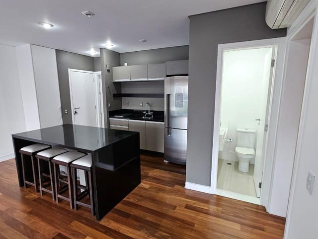 Apartamento com 93m² 1 quarto e 2 banheiros, à venda ou para alugar, no bairro Itaim Bibi em São Paulo
