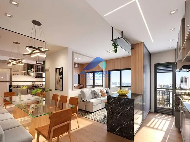 Apartamento 2 quartos e 1 banheiro, à venda, no bairro Jardim Esplanada II em São José dos Campos