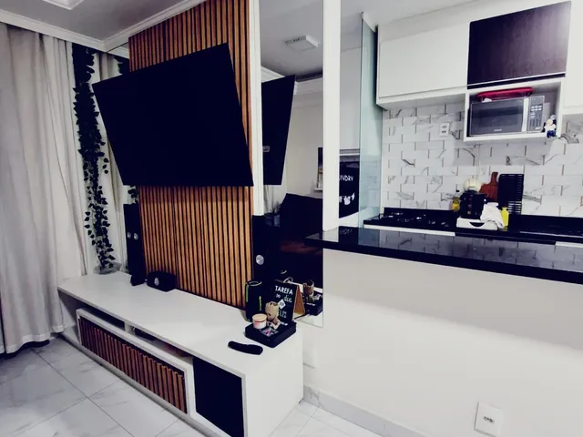 Apartamento 2 quartos e 1 banheiro, à venda, no bairro Chácara Agrindus em Taboão da Serra