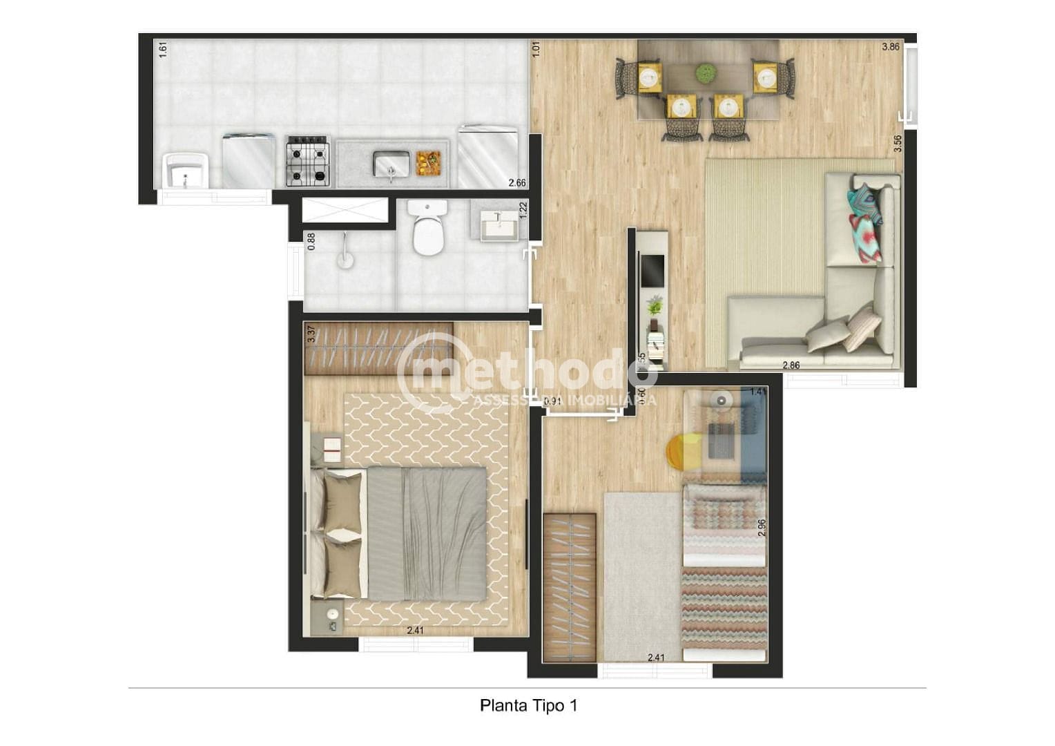 Apartamento, 2 quartos, 43 m² - Foto 23