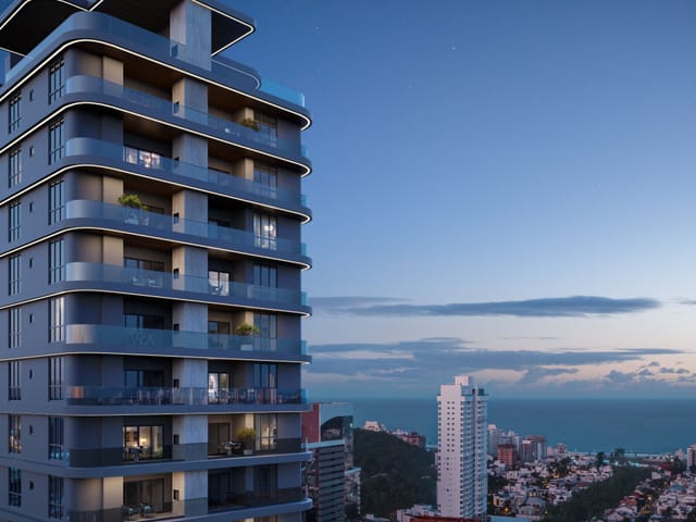 Apartamento com 84m² 2 quartos e 3 banheiros, à venda, no bairro Praia Brava de Itajaí em Itajaí