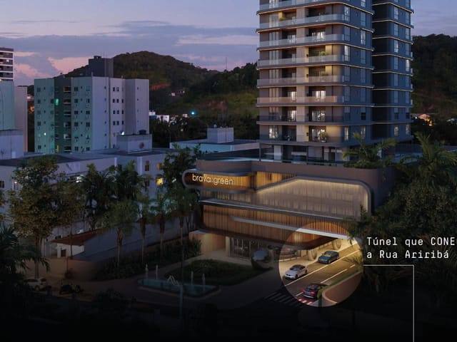 Apartamento com 84m² 2 quartos e 3 banheiros, à venda, no bairro Praia Brava de Itajaí em Itajaí