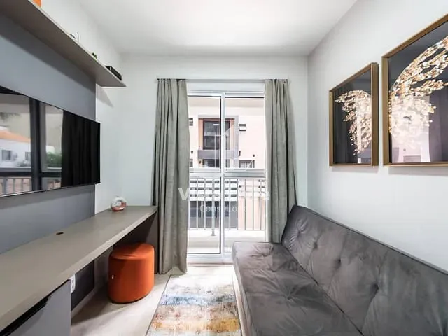 Apartamento com 31m² 1 quarto e 1 banheiro, à venda, no bairro Pinheiros em São Paulo